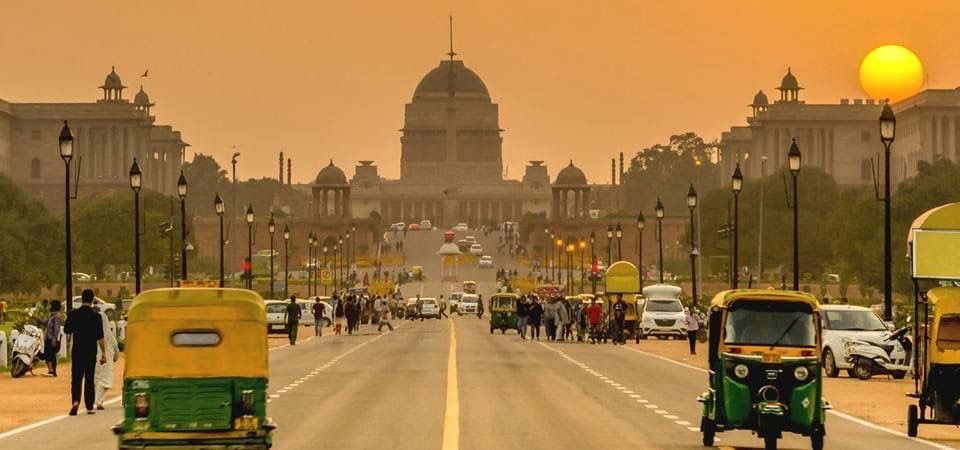 El Rajpath de Nueva Delhi